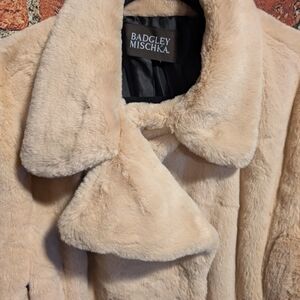 Badgley Mischka Faux Fur Coat